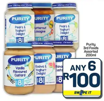Pick n Pay Hypermarket Purity 3rd Foods Assorted offer