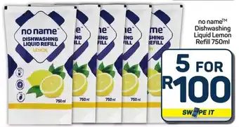 Pick n Pay Hypermarket no name Dishwashing Liquid Lemon Refill offer