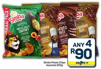 Pick n Pay Hypermarket Simba Potato Chips Assorted offer