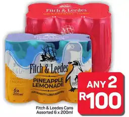 Pick n Pay Hypermarket Fitch & Leedes Cans Assorted offer