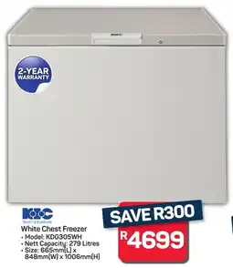 Pick n Pay Hypermarket KIC White Chest Freezer offer