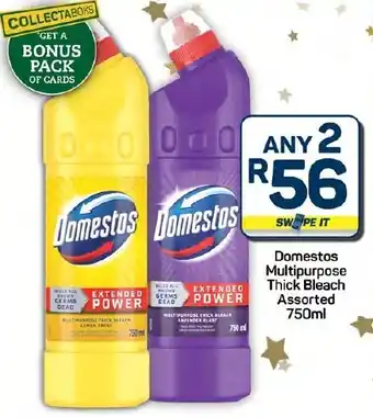 Pick n Pay Hypermarket Domestos Multipurpose Thick Bleach Assorted offer