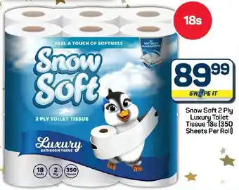 Pick n Pay Hypermarket Snow Soft 2 Ply Luxury Toilet Tissue offer