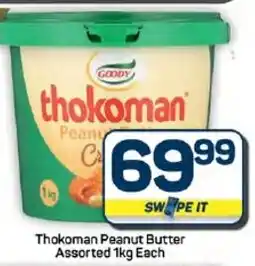 Pick n Pay Hypermarket Thokoman Peanut Butter Assorted offer