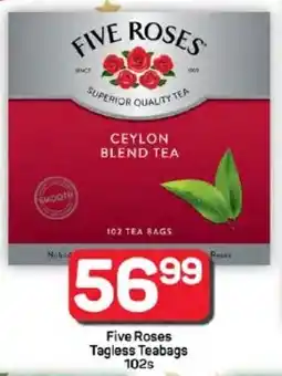 Pick n Pay Hypermarket Five Roses Tagless Teabags offer