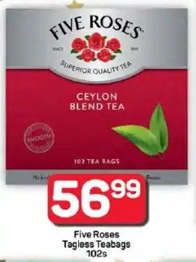 Pick n Pay Hypermarket Five Roses Tagless Teabags offer
