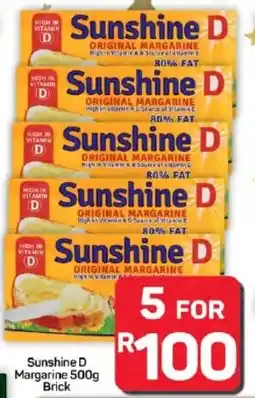 Pick n Pay Hypermarket Sunshine D Margarine Brick offer