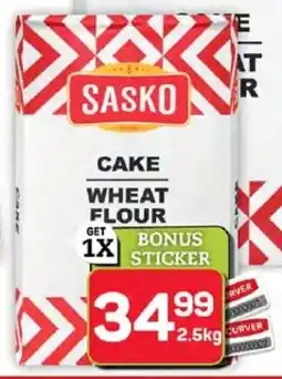 Pick n Pay Hypermarket Sasko Cake Wheat Flour offer