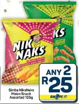 Pick n Pay Hypermarket Simba NiksNaks Maize Snack Assorted offer