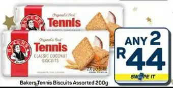 Pick n Pay Hypermarket Bakers Tennis Biscuits Assorted offer