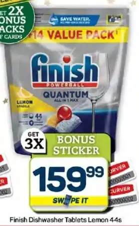Pick n Pay Hypermarket Finish Dishwasher Tablets Lemon offer