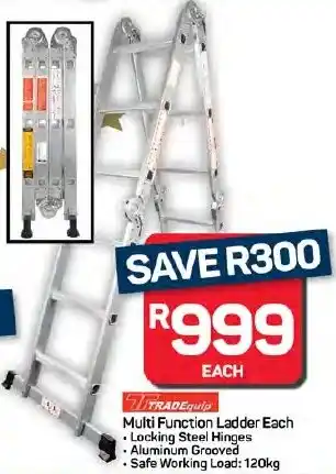 Pick n Pay Hypermarket TRADEquip Multi Function Ladder offer