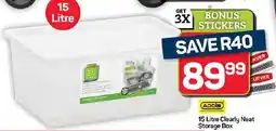 Pick n Pay Hypermarket ADDIS Clearly Neat Storage Box offer