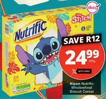 Checkers Alpen Nutrific Wholewheat Biscuit Cereal offer