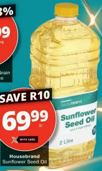 Checkers Housebrand Sunflower Seed Oil offer