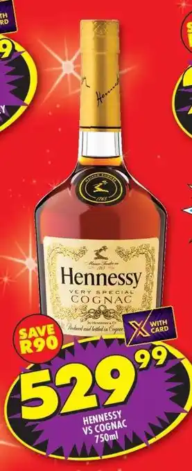 Shoprite Hennessy VS Cognac-750ml offer