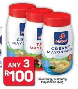 Pick n Pay Hypermarket Clover Tangy or Creamy Mayonnaise 750g offer