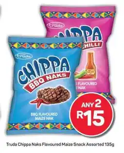 Pick n Pay Truda Chippa Naks Flavoured Maize Snack Assorted 135g offer