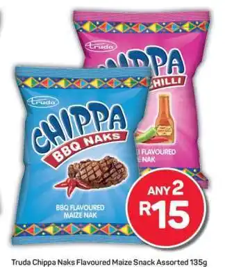 Truda Chippa Naks Flavoured Maize Snack Assorted 135g
