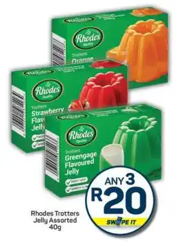 Pick n Pay Rhodes Trotters Jelly Assorted 40g offer