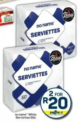 No name White Serviettes 50s