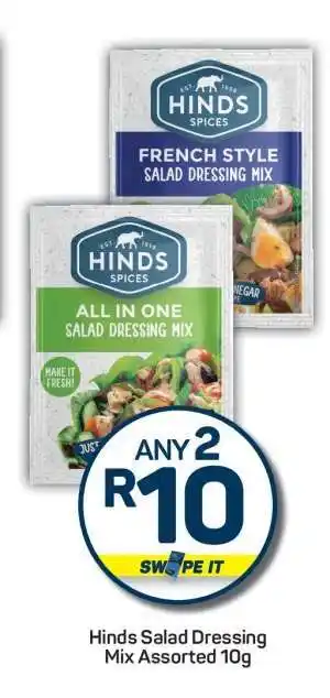 Pick n Pay Hinds Salad Dressing Mix Assorted 10g offer