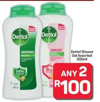 Pick n Pay Hypermarket Dettol Shower Gel Assorted 500ml offer