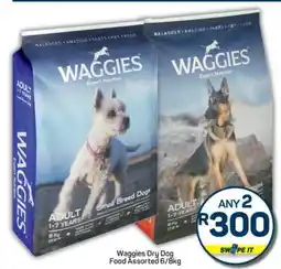 Pick n Pay Waggies Dry Dog Food Assorted 6/8kg offer