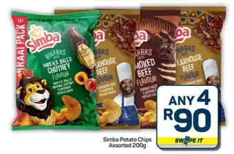 Pick n Pay Hypermarket Simba Potato Chips Assorted 200g offer