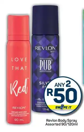 Revlon Body Spray Assorted 90/120ml