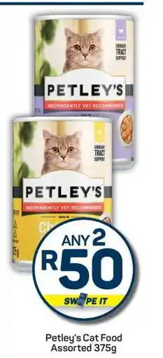 Pick n Pay Petley's Cat Food Assorted 375g offer