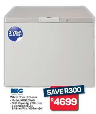 Pick n Pay Hypermarket White Chest Freezer offer
