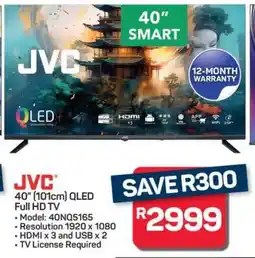 Pick n Pay Hypermarket JVC 40 QLED Full HD TV offer