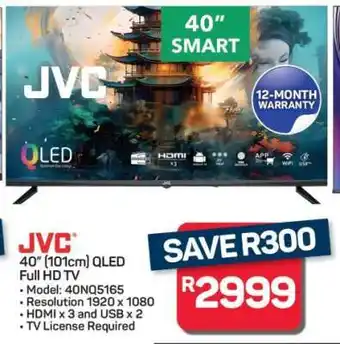 Pick n Pay Hypermarket JVC 40 QLED Full HD TV offer