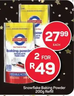 Pick n Pay Snowflake Baking Powder 200g Refill offer