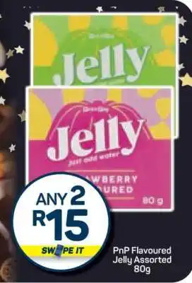 Pick n Pay PnP Flavoured Jelly Assorted 80g offer