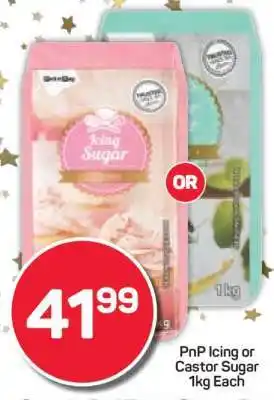 Pick n Pay PnP Icing or Castor Sugar 1kg Each offer