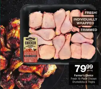 Checkers Farmer's Choice Fresh Chicken Drumsticks & Thighs offer