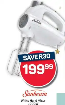 Pick n Pay Sunbeam White Hand Mixer offer