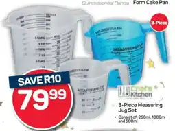 Pick n Pay 3-Piece Measuring Jug Set offer