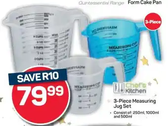 Pick n Pay 3-Piece Measuring Jug Set offer