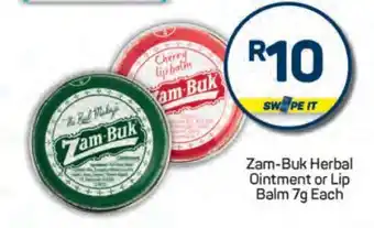 Pick n Pay Zam-Buk Herbal Ointment or Lip Balm 7g Each offer
