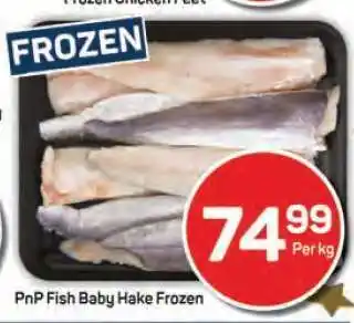Pick n Pay PnP Fish Baby Hake Frozen offer