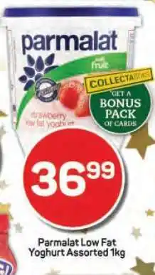 Pick n Pay Parmalat Low Fat Yoghurt Assorted 1kg offer
