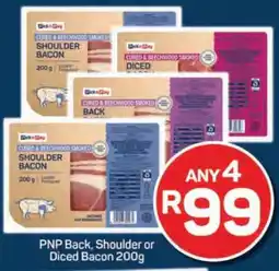 Pick n Pay PNP Back, Shoulder or Diced Bacon 200g offer