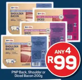 Pick n Pay PNP Back, Shoulder or Diced Bacon 200g offer