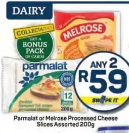 Pick n Pay Parmalat or Melrose Processed Cheese Slices Assorted offer