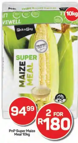 Pick n Pay PnP Super Maize Meal 10kg offer