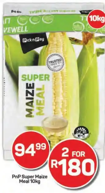 Pick n Pay PnP Super Maize Meal 10kg offer