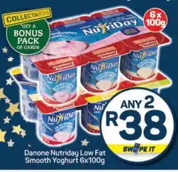 Pick n Pay Danone Nutridary Low Fat Smooth Yoghurt 6x100g offer